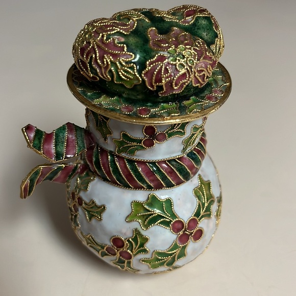 Cloisonné Snowman - Picture 6 of 12